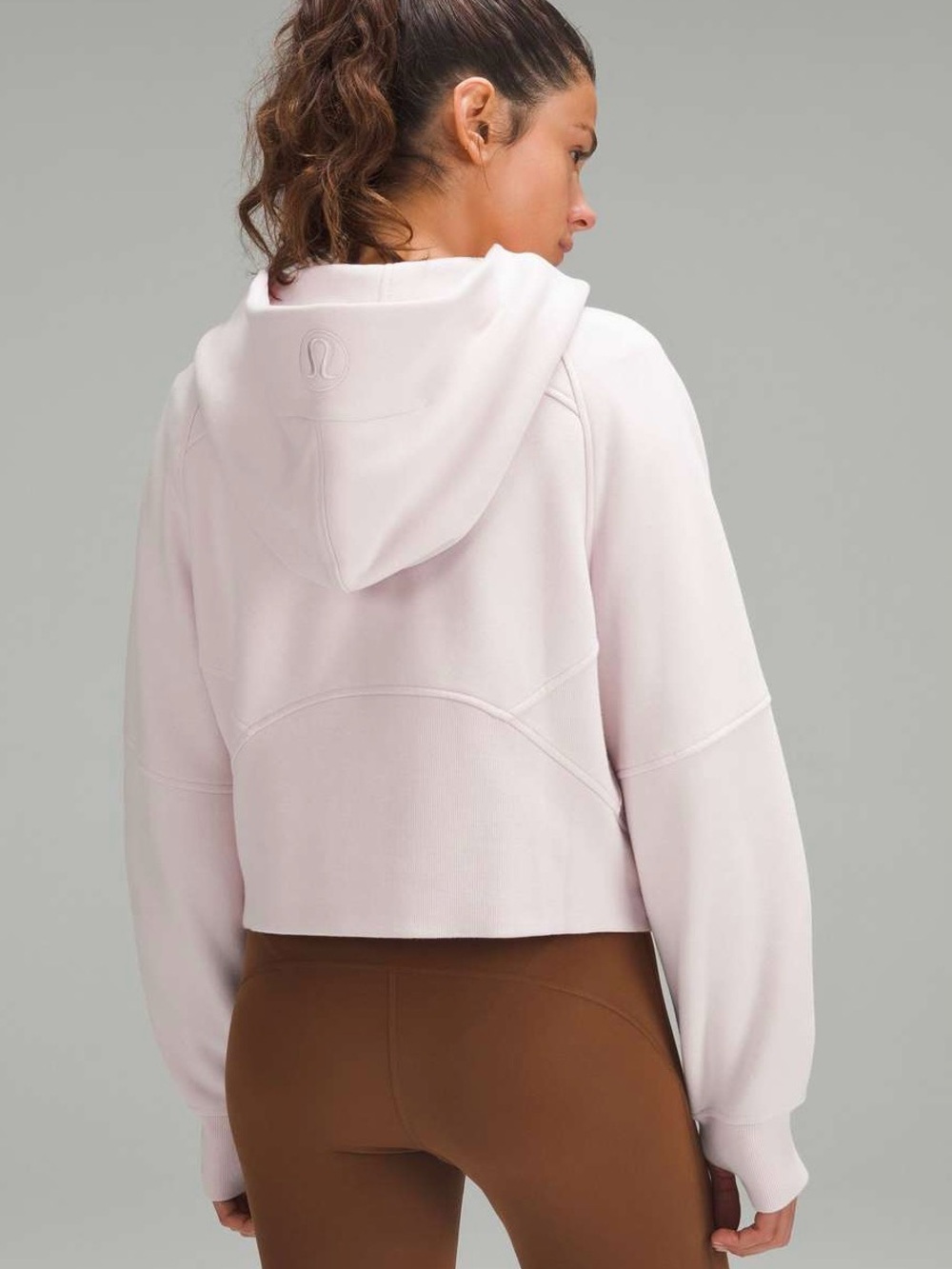 Lululemon Scuba Oversized Half-Zip Hoodie XS/S Flush Pink